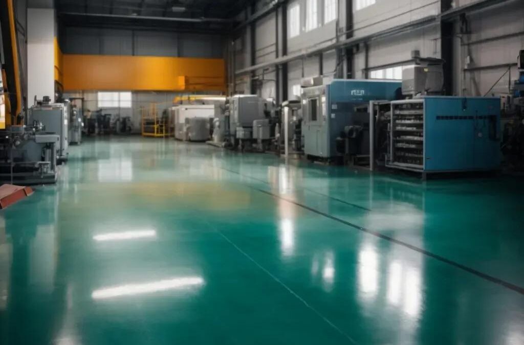 Industrial Chic Meets Practical Power: Unleash the Potential of Metallic Epoxy in Your Factory